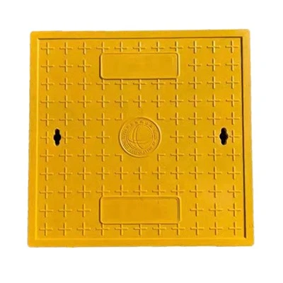 Couvercle de trou d'homme rectangulaire en fibre de verre